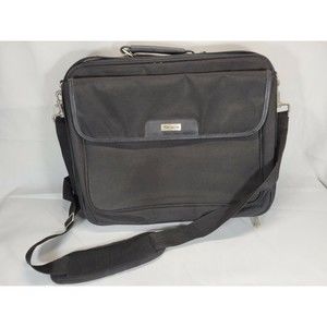 Targus Laptop Case or bag with pockets and‎ Shoulder Strap 15” Black EUC